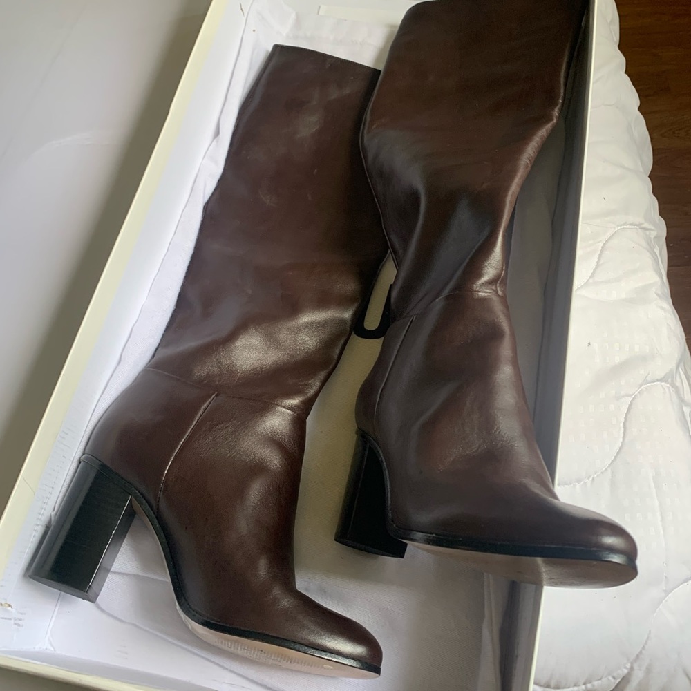 Schutz brown Tall Lucienne Boots